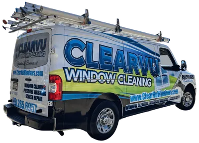 Clearvu Window Cleaning work van serving Murrieta and Temecula CA