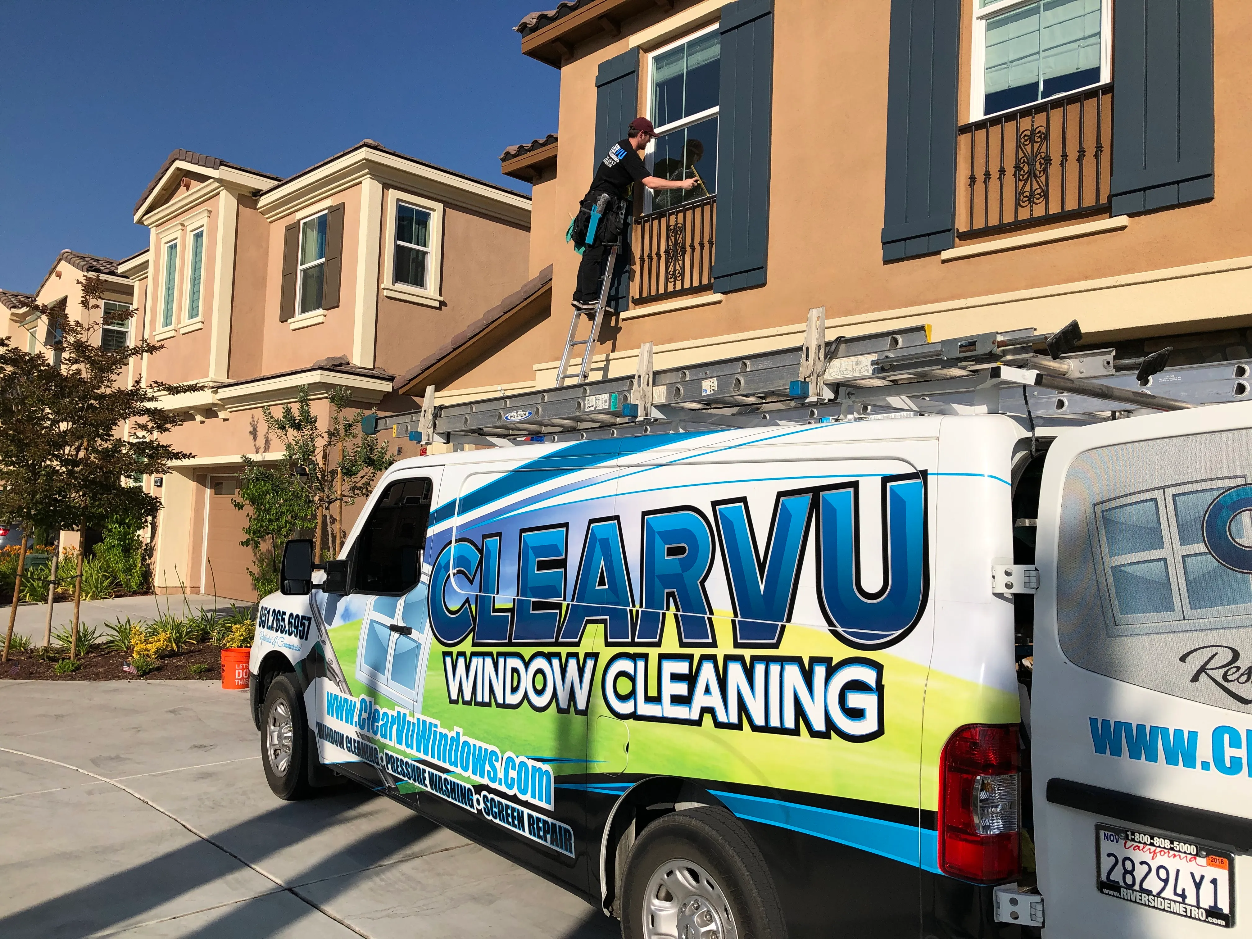 Professional window cleaning results in Temecula CA home