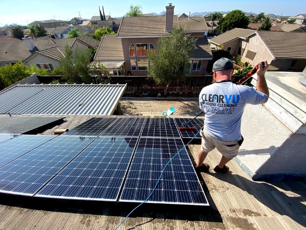 Solar Panel Cleaning Canyon Lake CA